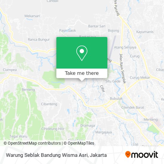 Warung Seblak Bandung Wisma Asri map