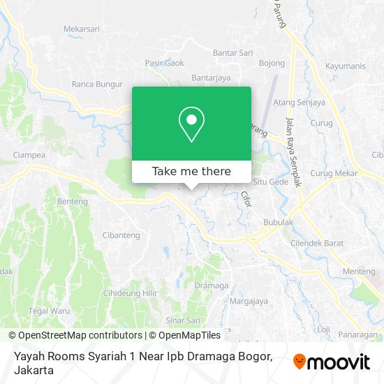Yayah Rooms Syariah 1 Near Ipb Dramaga Bogor map