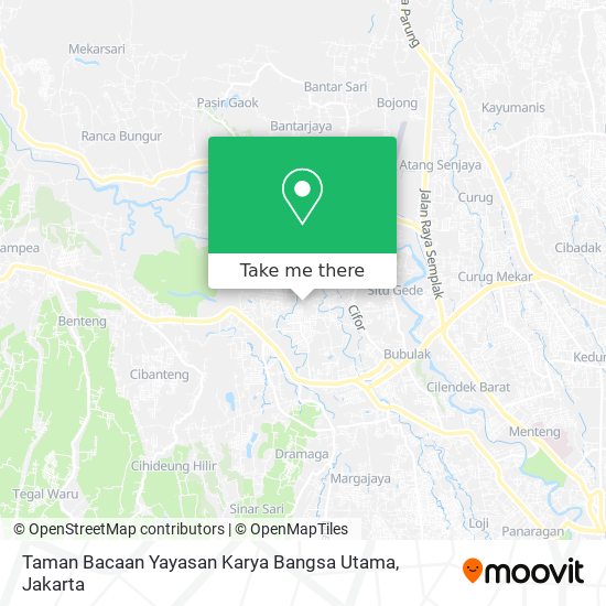 Taman Bacaan Yayasan Karya Bangsa Utama map