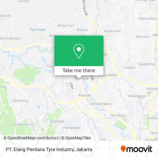 PT. Elang Perdana Tyre Industry map