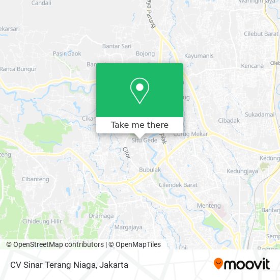 CV Sinar Terang Niaga map