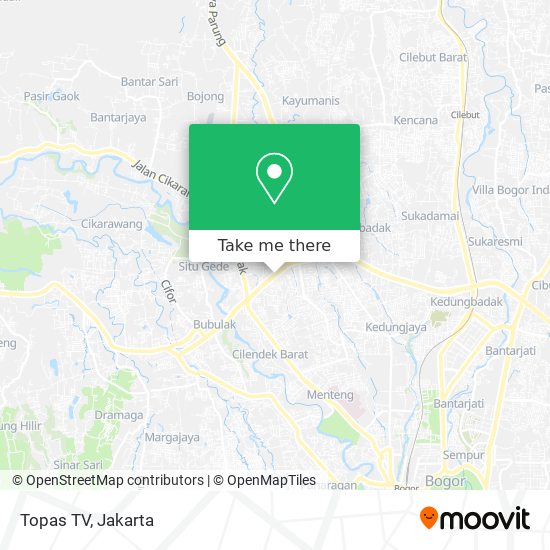 Topas TV map