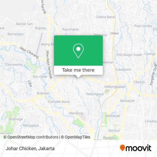 Johar Chicken map