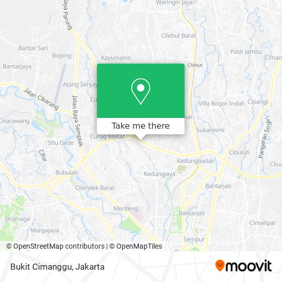 Bukit Cimanggu map