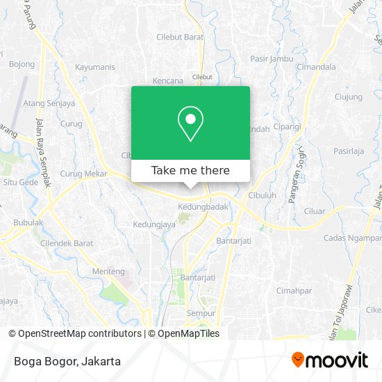 Boga Bogor map