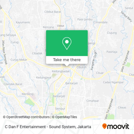C Dan F Entertainment - Sound System map