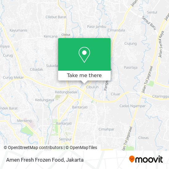 Amen Fresh Frozen Food map