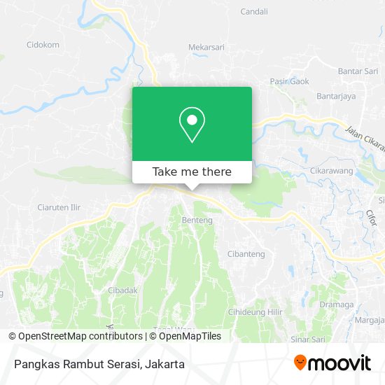 Pangkas Rambut Serasi map