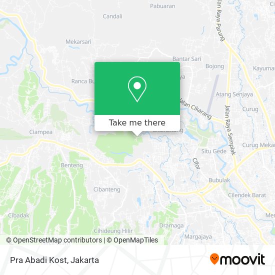 Pra Abadi Kost map