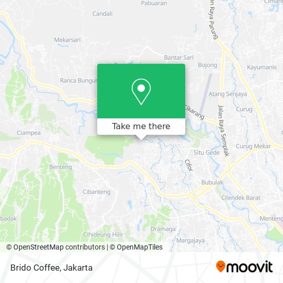 Brido Coffee map