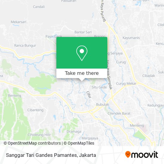 Sanggar Tari Gandes Pamantes map