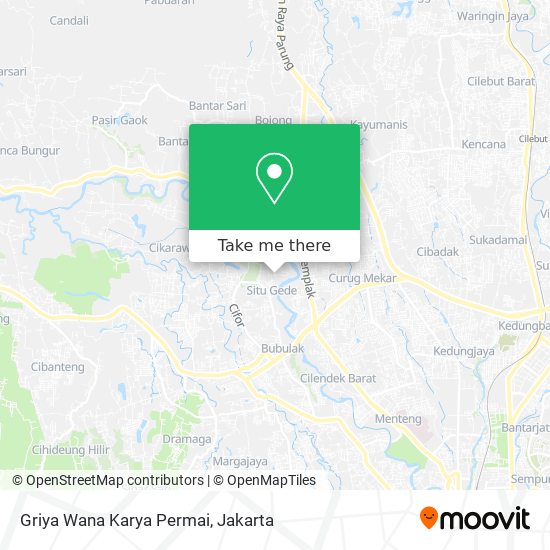 Griya Wana Karya Permai map