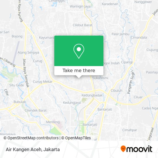 Air Kangen Aceh map