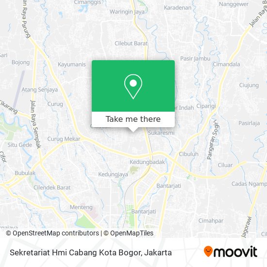 Sekretariat Hmi Cabang Kota Bogor map