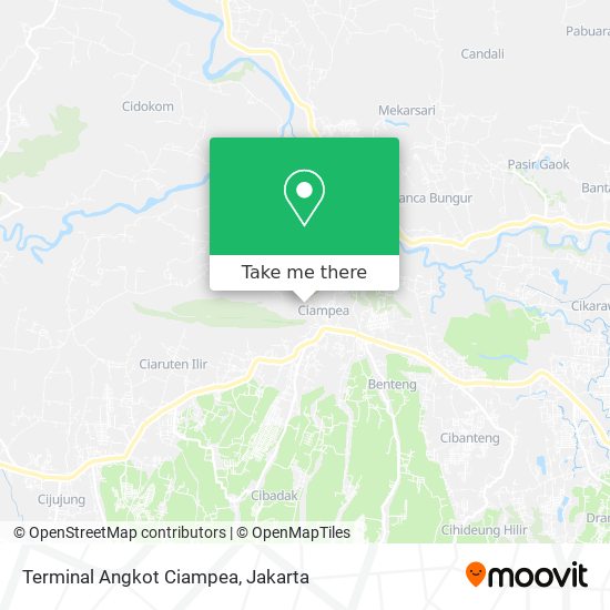 Terminal Angkot Ciampea map