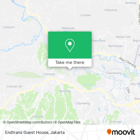 Endtrans Guest House map