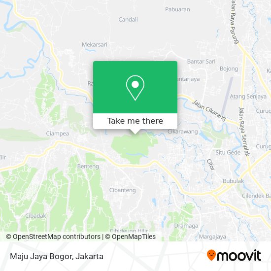 Maju Jaya Bogor map