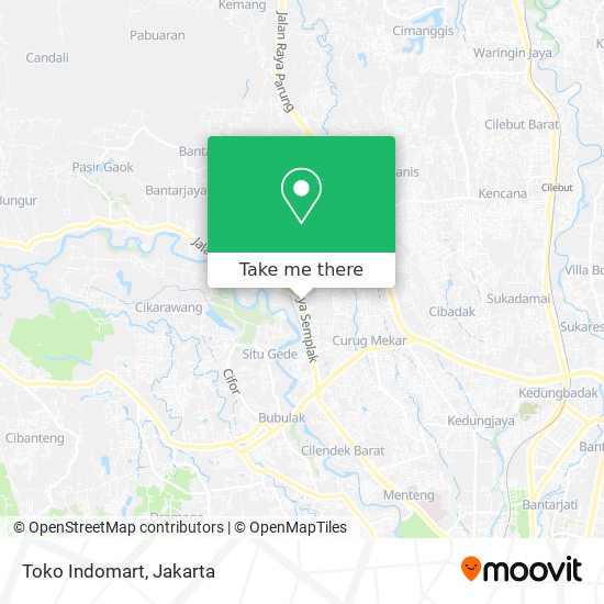 Toko Indomart map