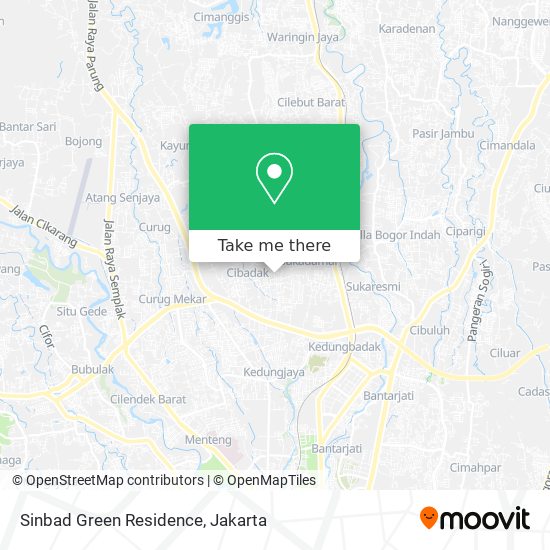 Sinbad Green Residence map