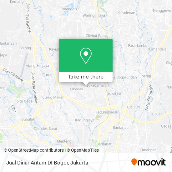 Jual Dinar Antam DI Bogor map