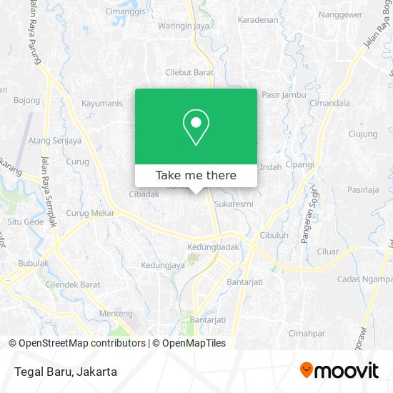 Tegal Baru map