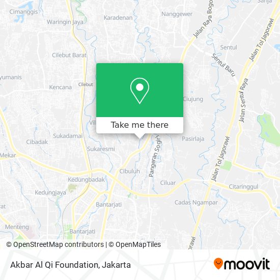 Akbar Al Qi Foundation map