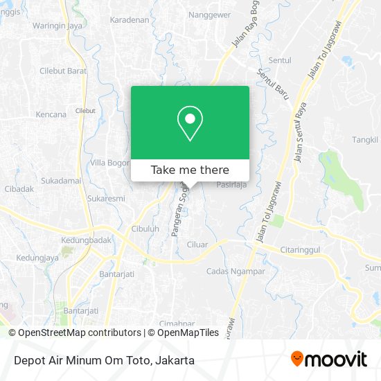 Depot Air Minum Om Toto map