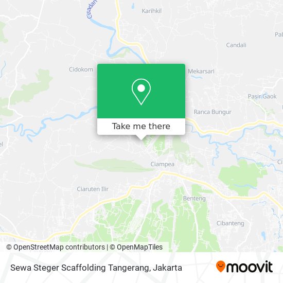 Sewa Steger Scaffolding Tangerang map