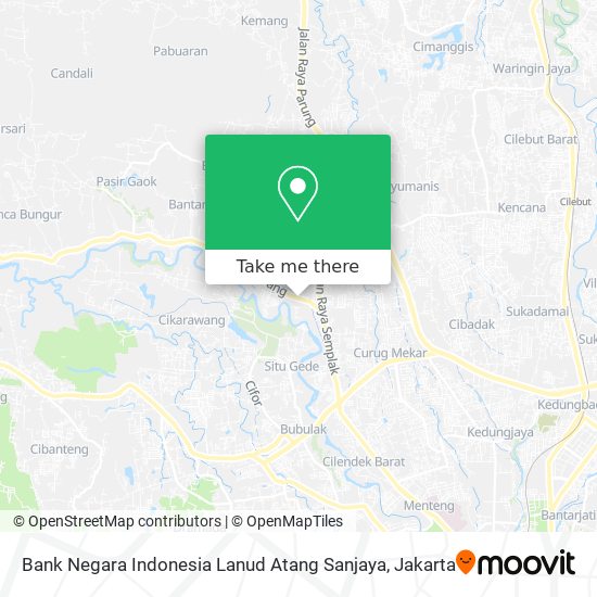 Bank Negara Indonesia Lanud Atang Sanjaya map