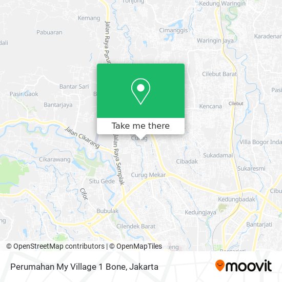 Perumahan My Village 1 Bone map