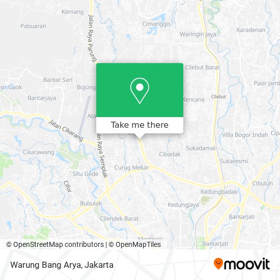 Warung Bang Arya map