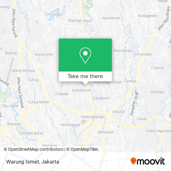 Warung Ismet map