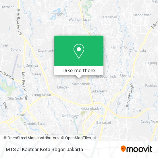 MTS al Kautsar Kota Bogor map