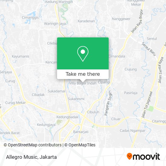 Allegro Music map