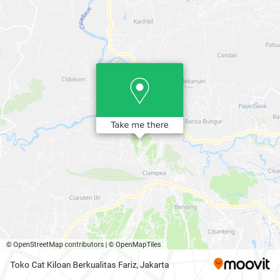 Toko Cat Kiloan Berkualitas Fariz map