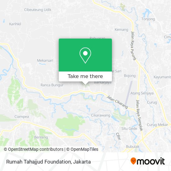 Rumah Tahajjud Foundation map