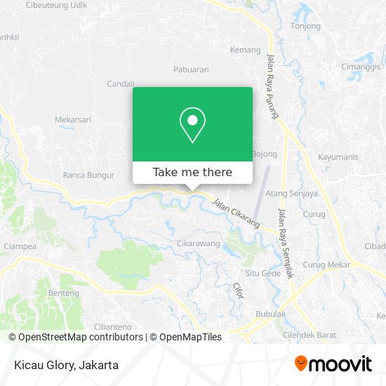 Kicau Glory map