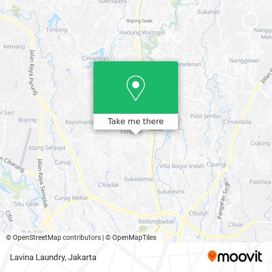 Lavina Laundry map