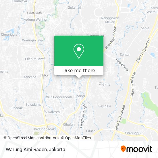 Warung Ami Raden map