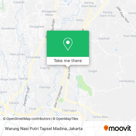 Warung Nasi Putri Tapsel Madina map