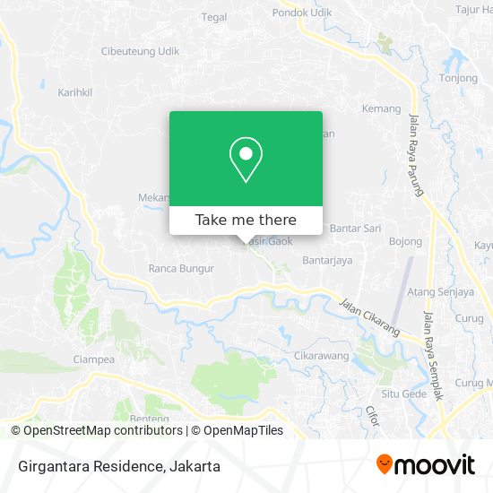 Girgantara Residence map