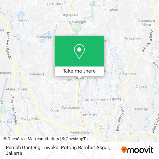 Rumah Ganteng Tawakal Potong Rambut Asgar map