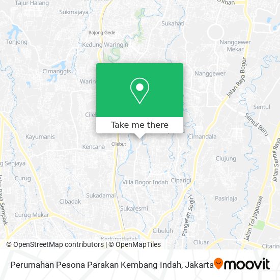 Perumahan Pesona Parakan Kembang Indah map