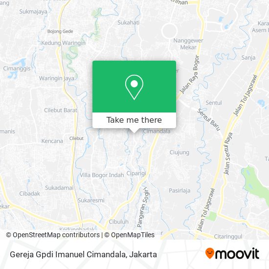 Gereja Gpdi Imanuel Cimandala map