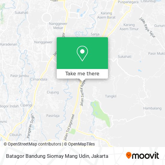 Batagor Bandung Siomay Mang Udin map