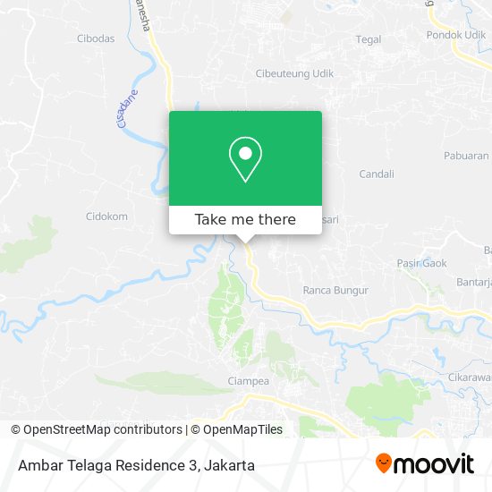 Ambar Telaga Residence 3 map
