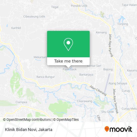 Klinik Bidan Novi map