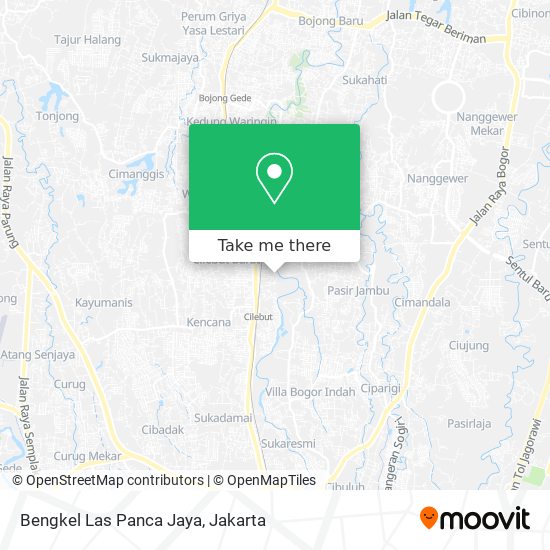 Bengkel Las Panca Jaya map