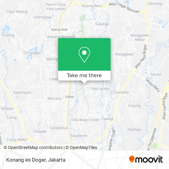 Konang es Doger map