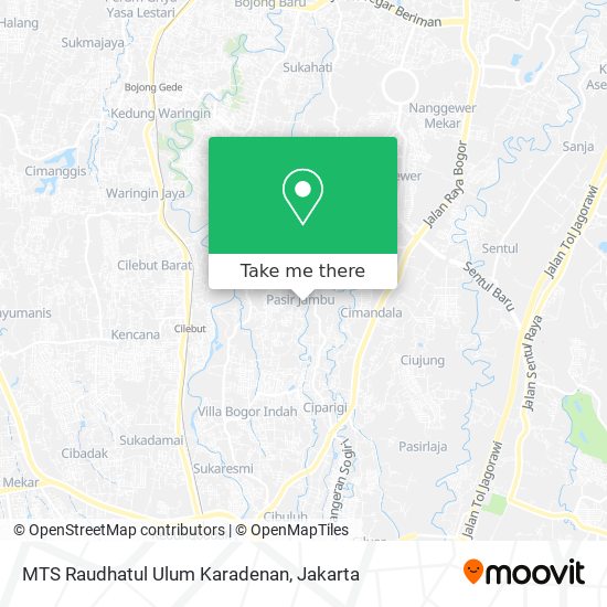 MTS Raudhatul Ulum Karadenan map